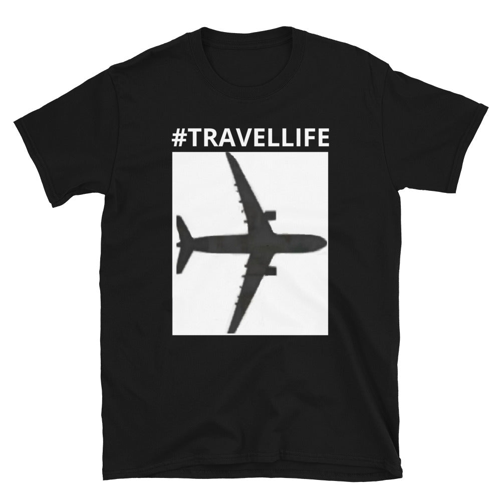 #Travellife PTA Unisex T-Shirt White Text/Background 2X+