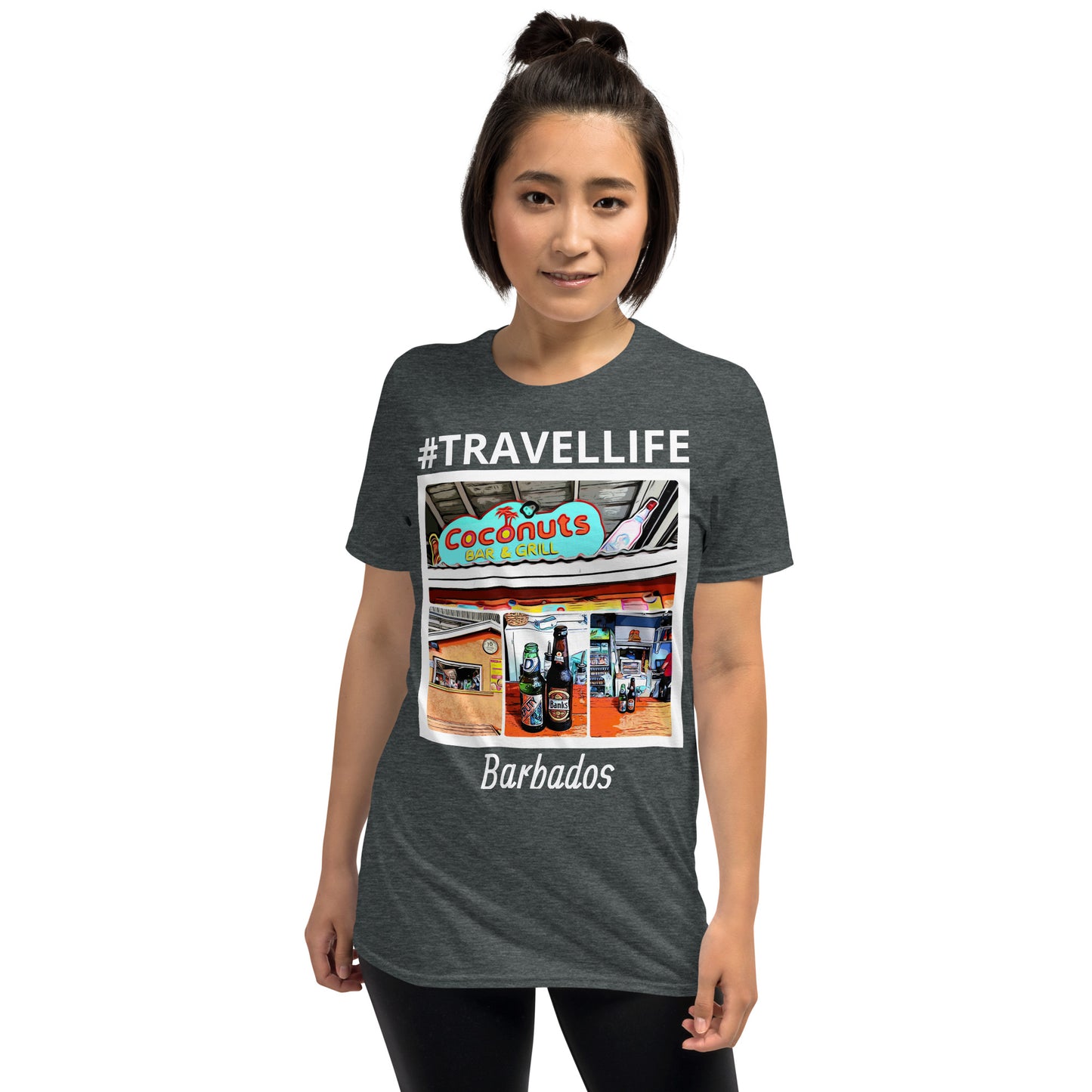 #Travellife Barbados Collage Unisex T-Shirt