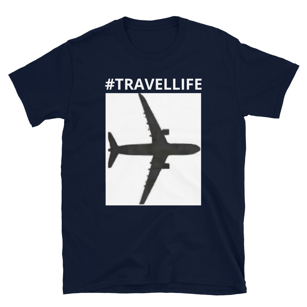 #Travellife PTA Unisex T-Shirt White Text/Background 2X+