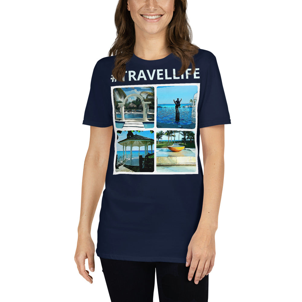 #Travellife Navy "Resorts" Unisex T-Shirt