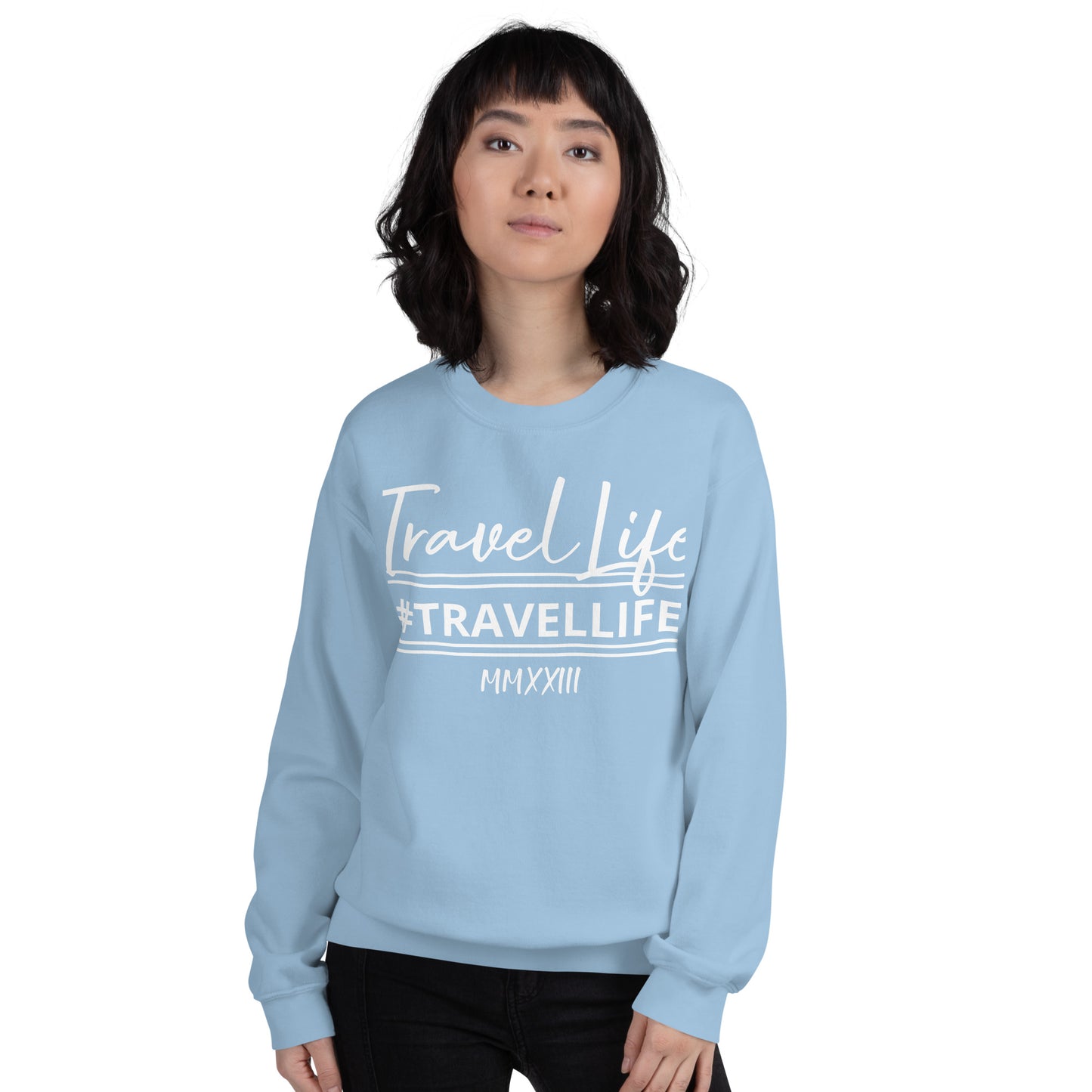 #Travellife Signature Est. Roman Numeral 2022 Unisex Sweatshirt