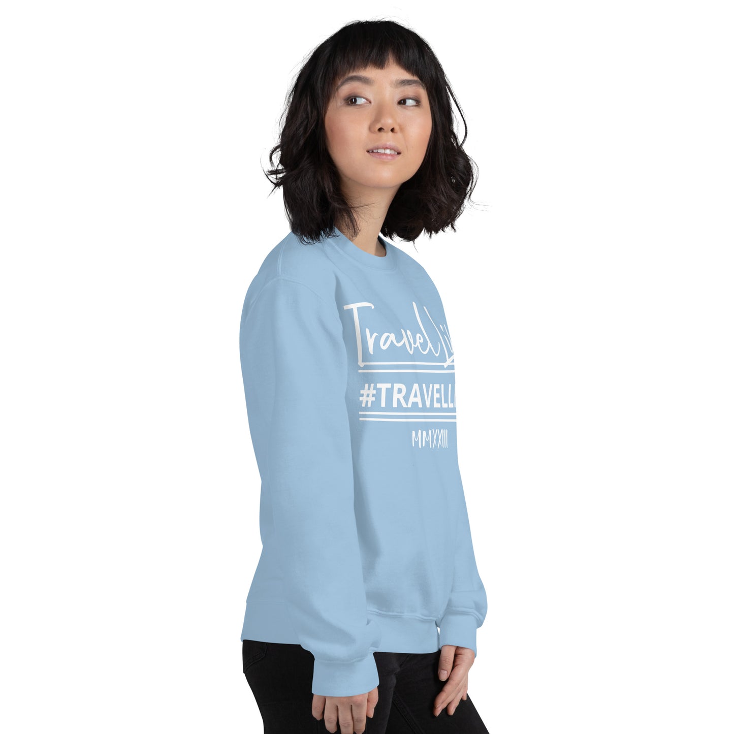 #Travellife Signature Est. Roman Numeral 2022 Unisex Sweatshirt