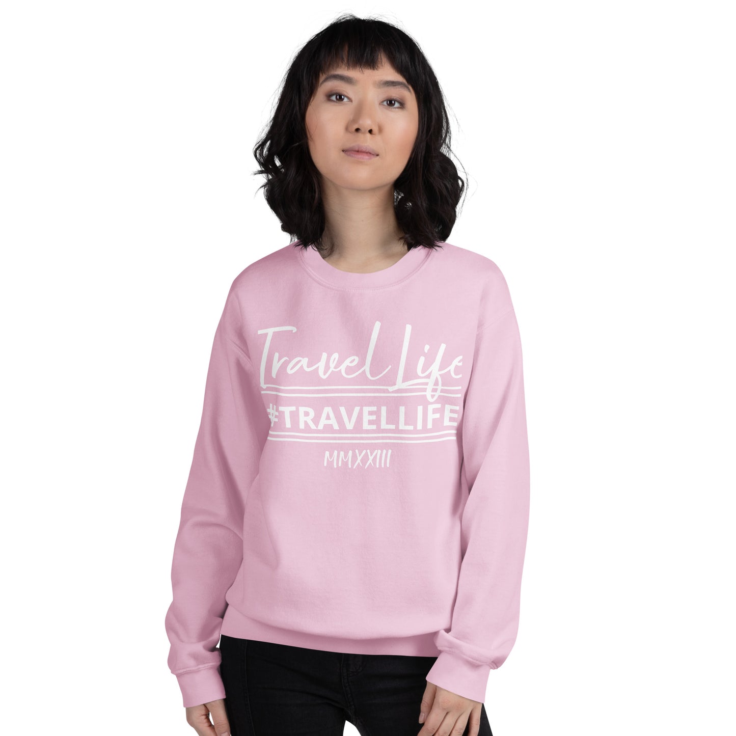 #Travellife Signature Est. Roman Numeral 2022 Unisex Sweatshirt