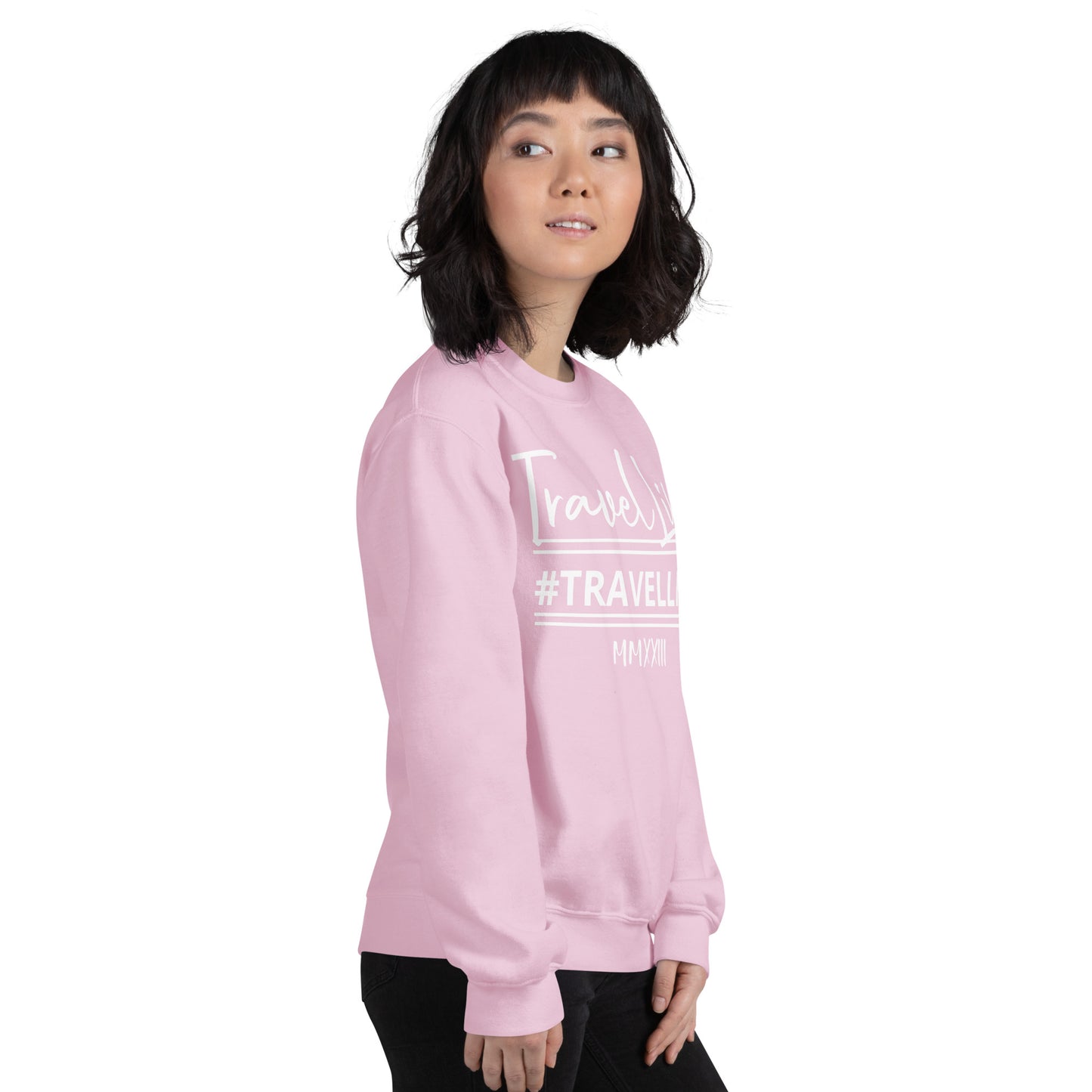 #Travellife Signature Est. Roman Numeral 2022 Unisex Sweatshirt