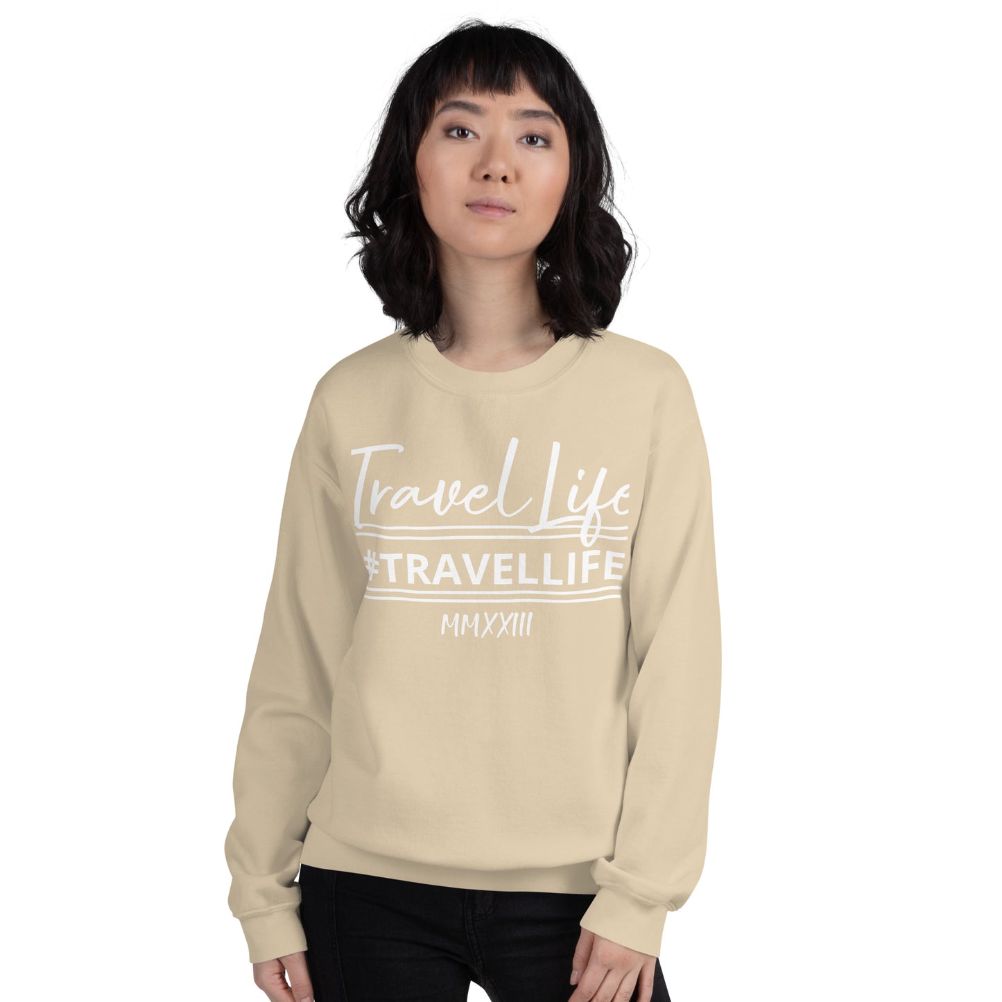#Travellife Signature Est. Roman Numeral 2022 Unisex Sweatshirt