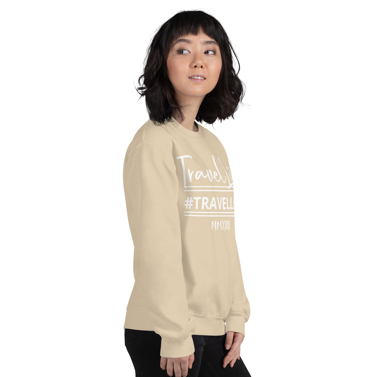 #Travellife Signature Est. Roman Numeral 2022 Unisex Sweatshirt