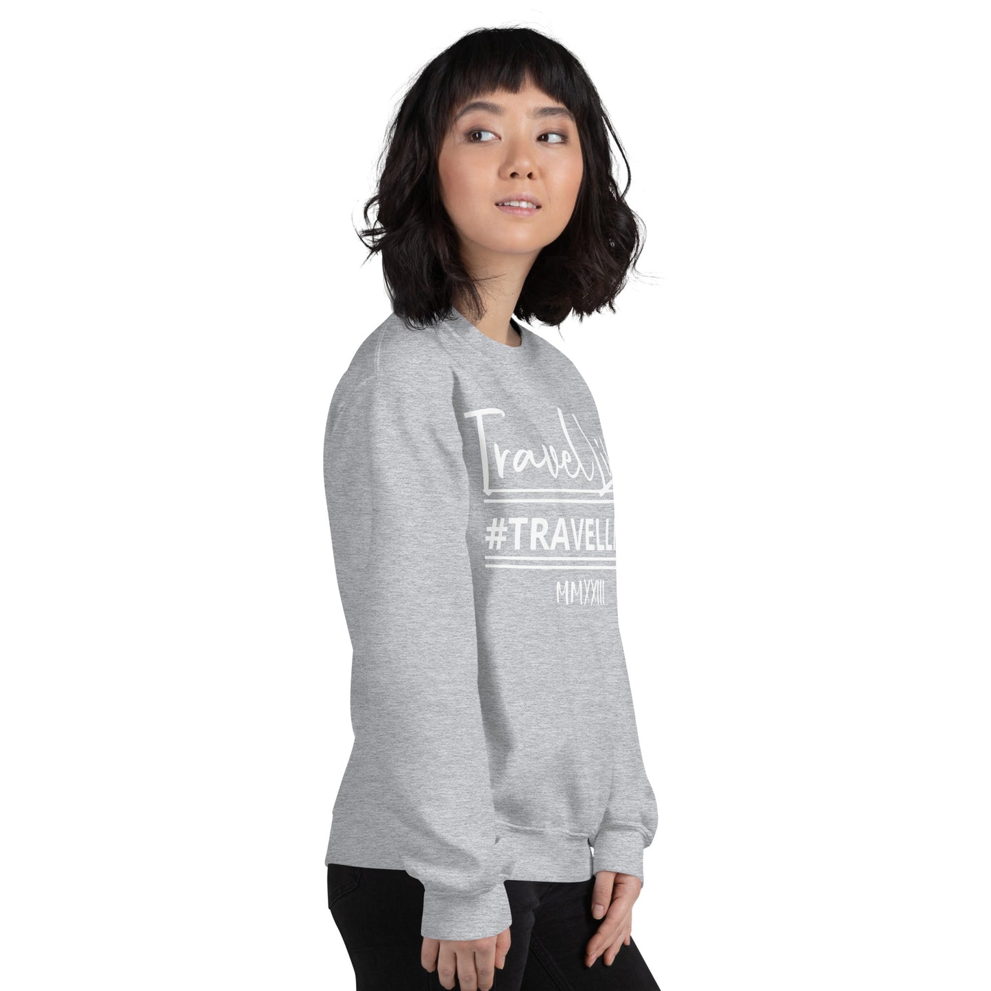 #Travellife Signature Est. Roman Numeral 2022 Unisex Sweatshirt