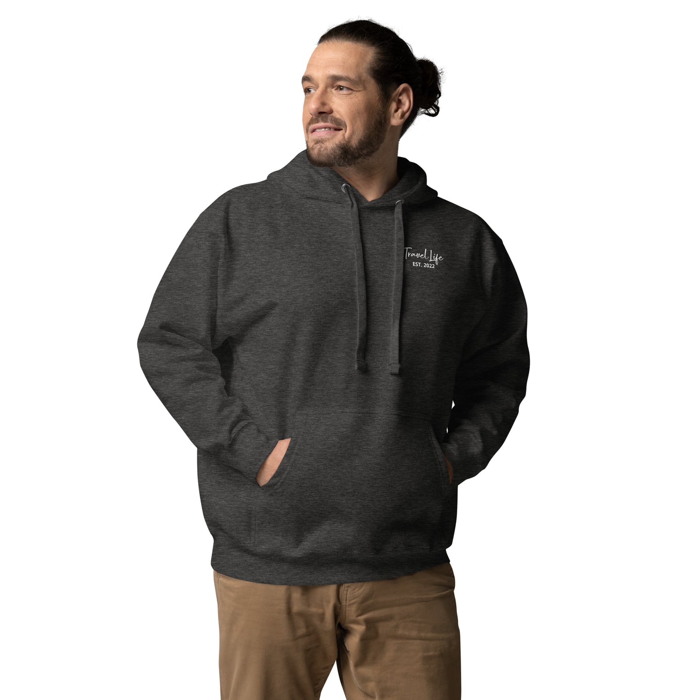 #Travellife Signature Est. 2022 Left Chest Unisex Hoodie