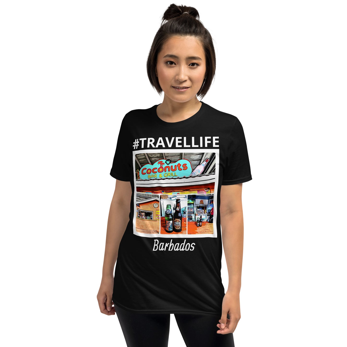 #Travellife Barbados Collage Unisex T-Shirt