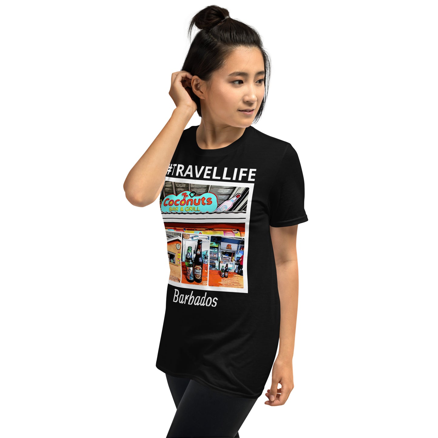 #Travellife Barbados Collage Unisex T-Shirt