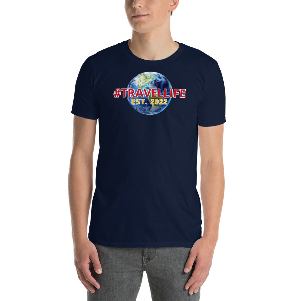 #Travellife World Est. 2022 Unisex T-Shirt