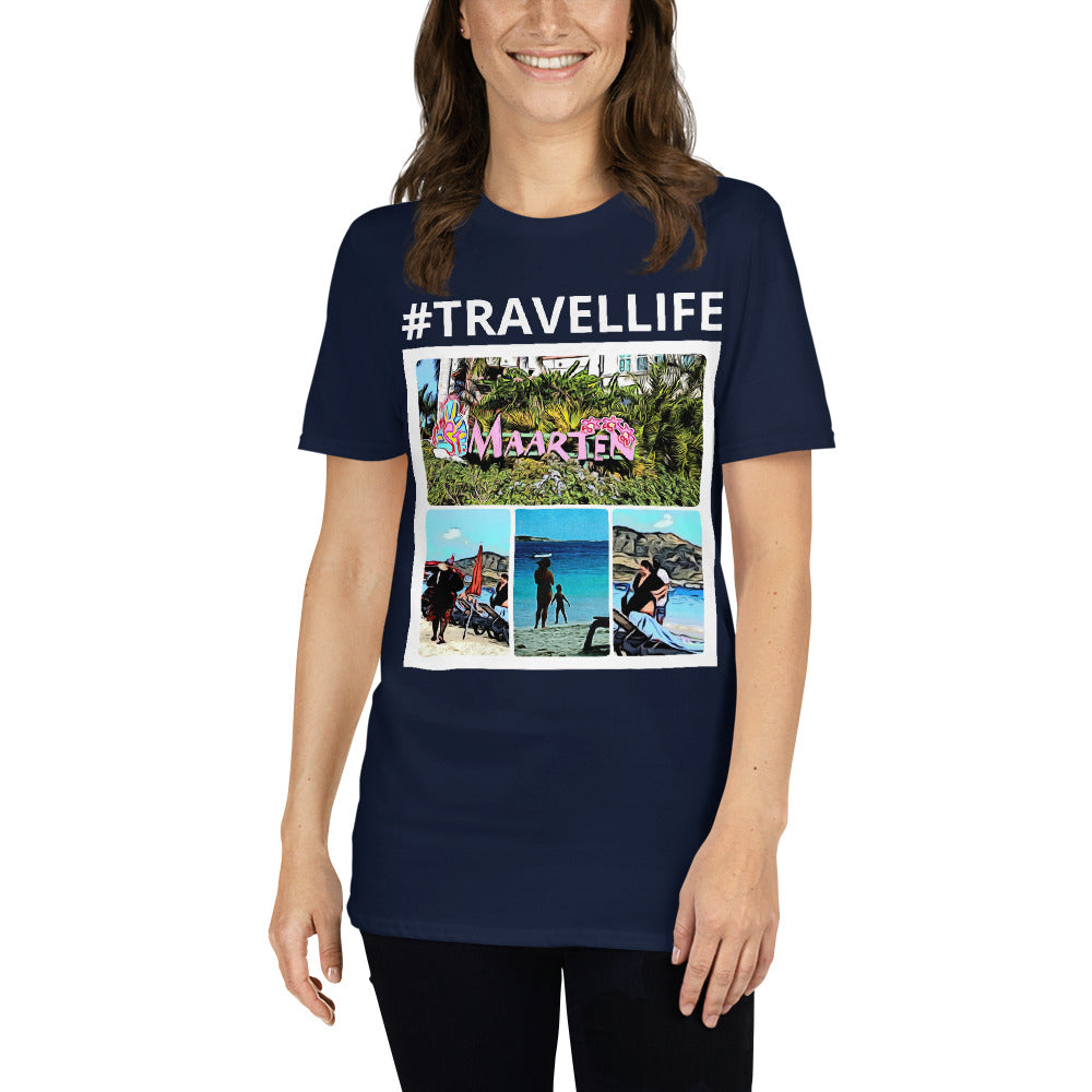 St. Maarten Unisex T-Shirt White Text