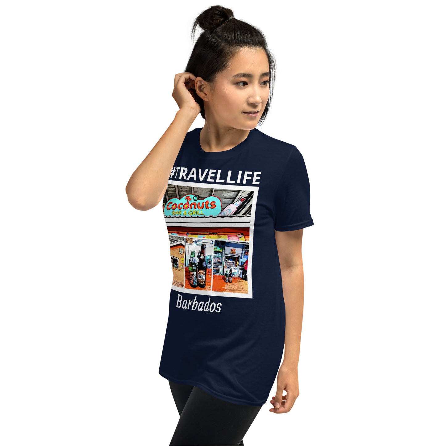 #Travellife Barbados Collage Unisex T-Shirt