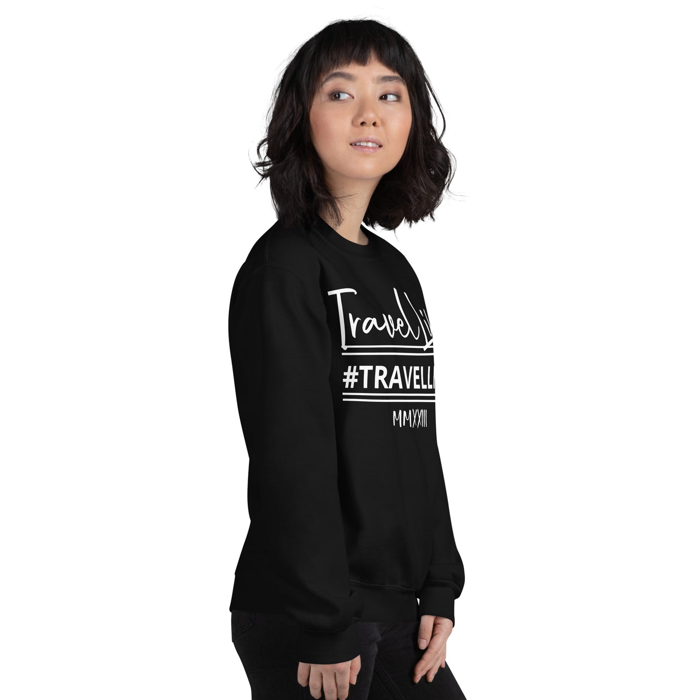 #Travellife Signature Est. Roman Numeral 2022 Unisex Sweatshirt