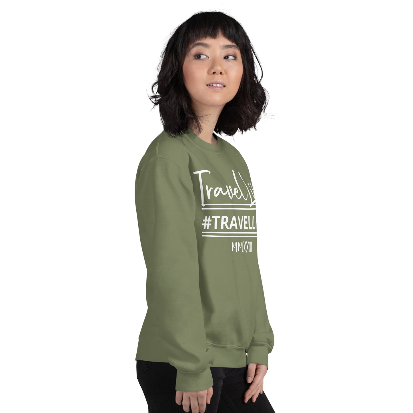 #Travellife Signature Est. Roman Numeral 2022 Unisex Sweatshirt