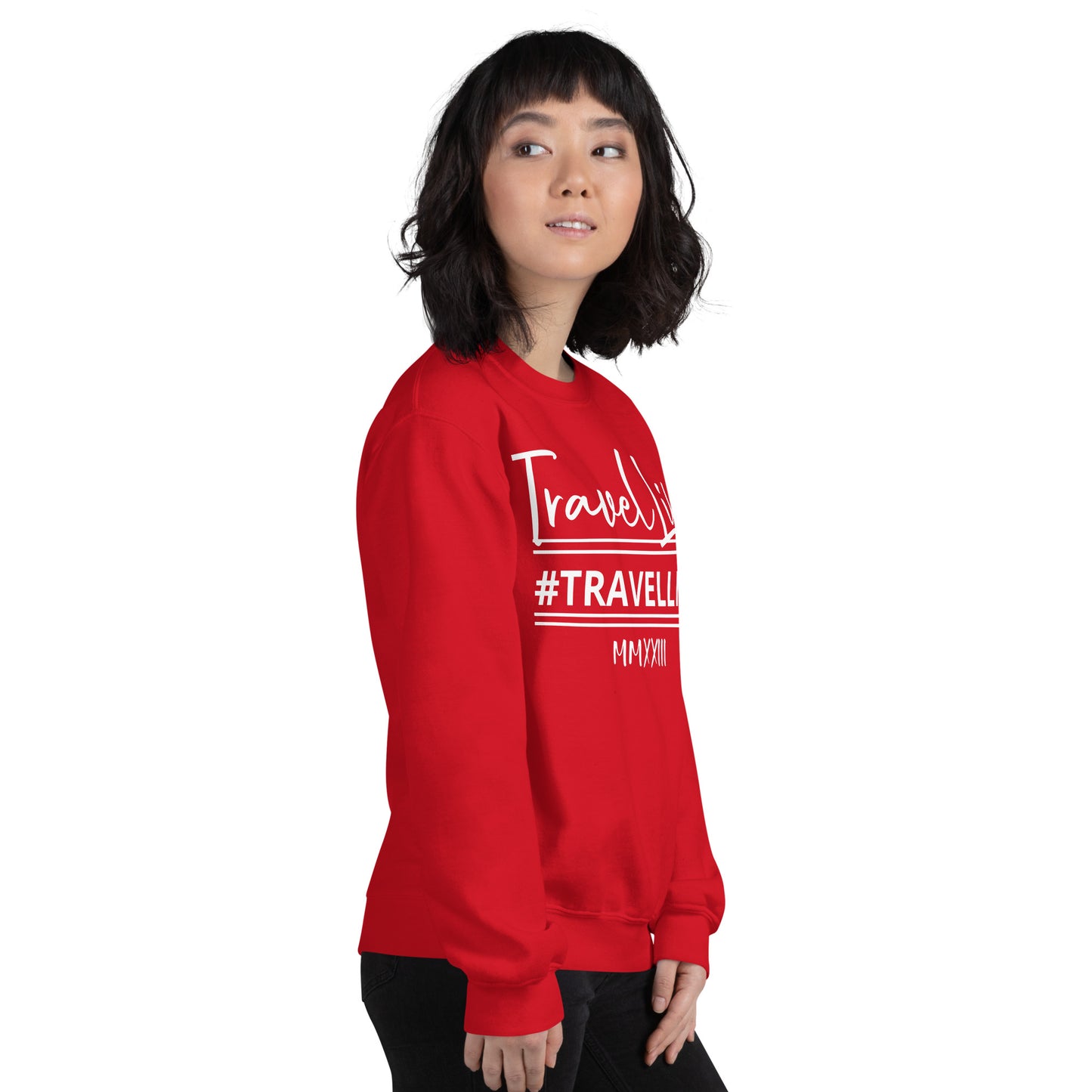 #Travellife Signature Est. Roman Numeral 2022 Unisex Sweatshirt