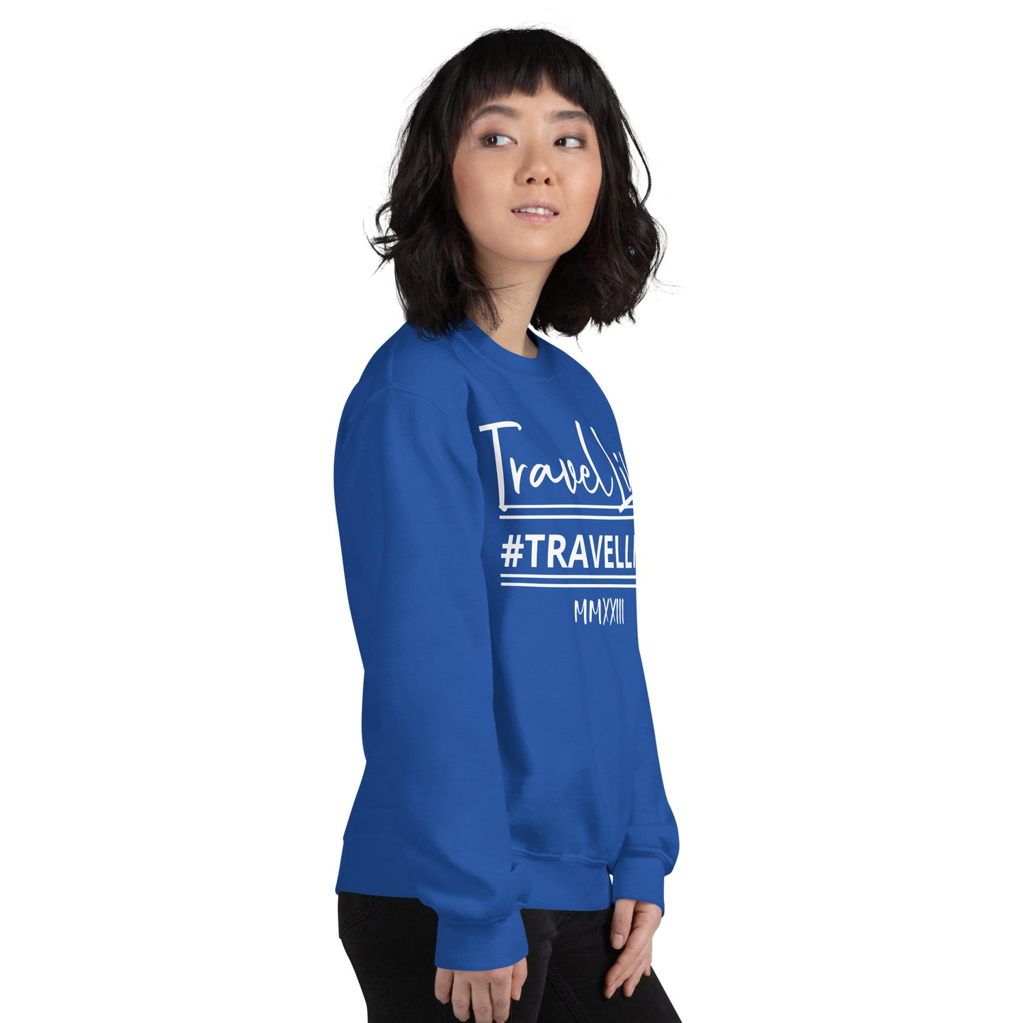 #Travellife Signature Est. Roman Numeral 2022 Unisex Sweatshirt