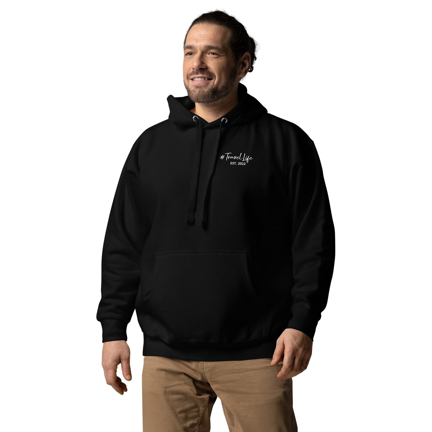 #Travellife Signature Est. 2022 Left Chest Unisex Hoodie