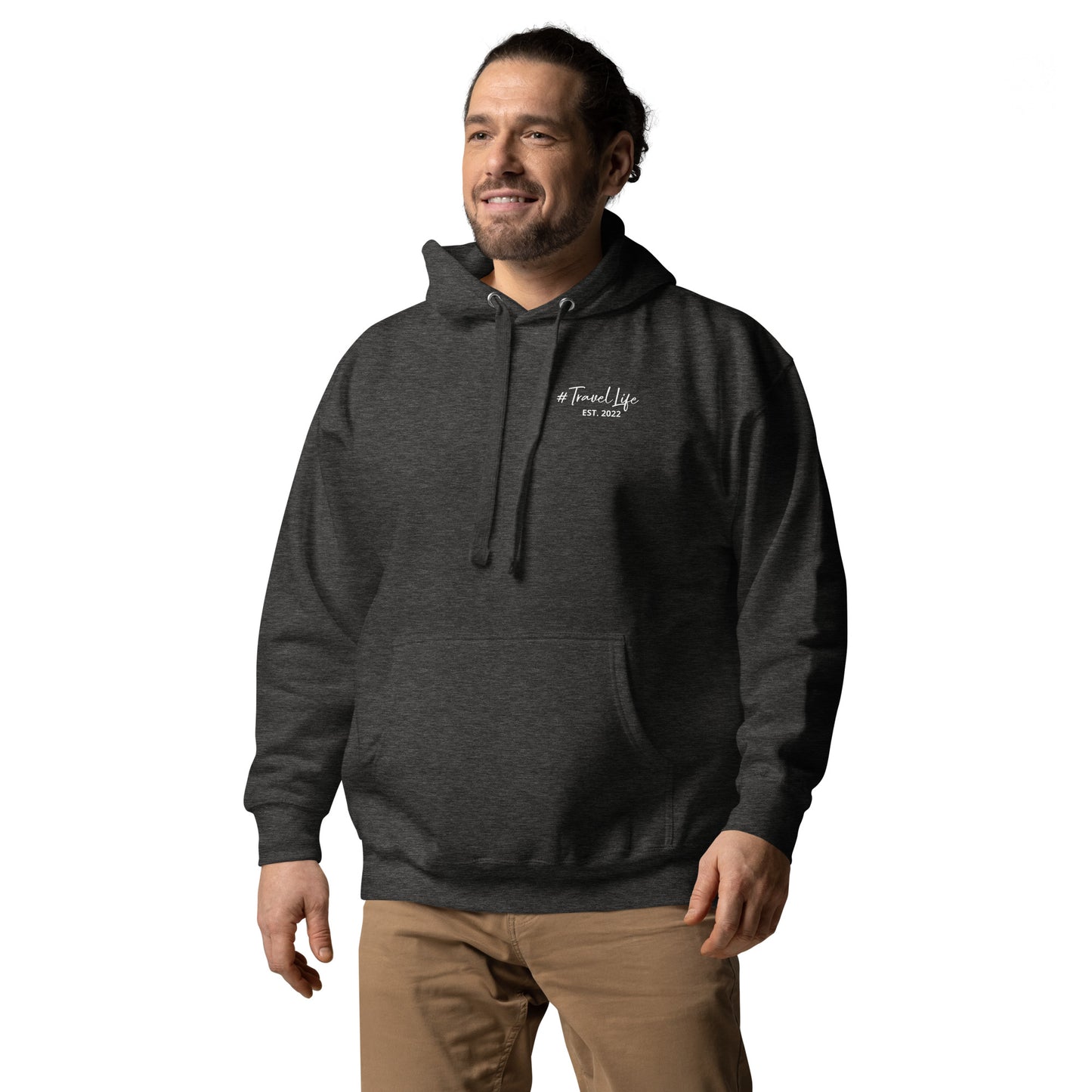 #Travellife Signature Est. 2022 Left Chest Unisex Hoodie