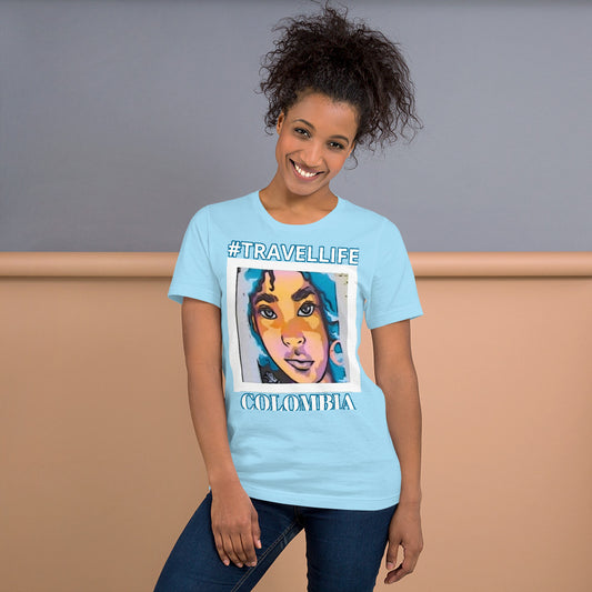 #TRAVELLIFE Colombia "Colombiana" Unisex t-shirt